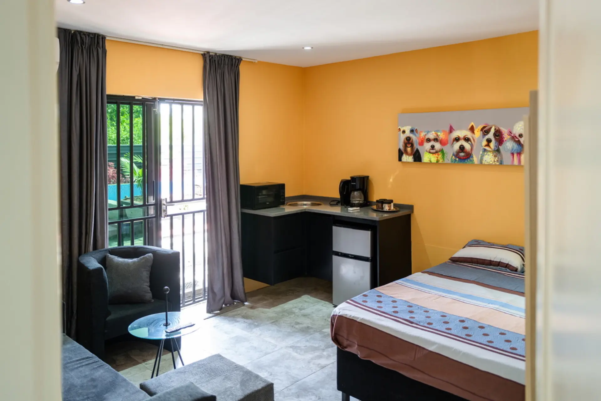 Studio and family room accommodation in Paramaribo, Suriname